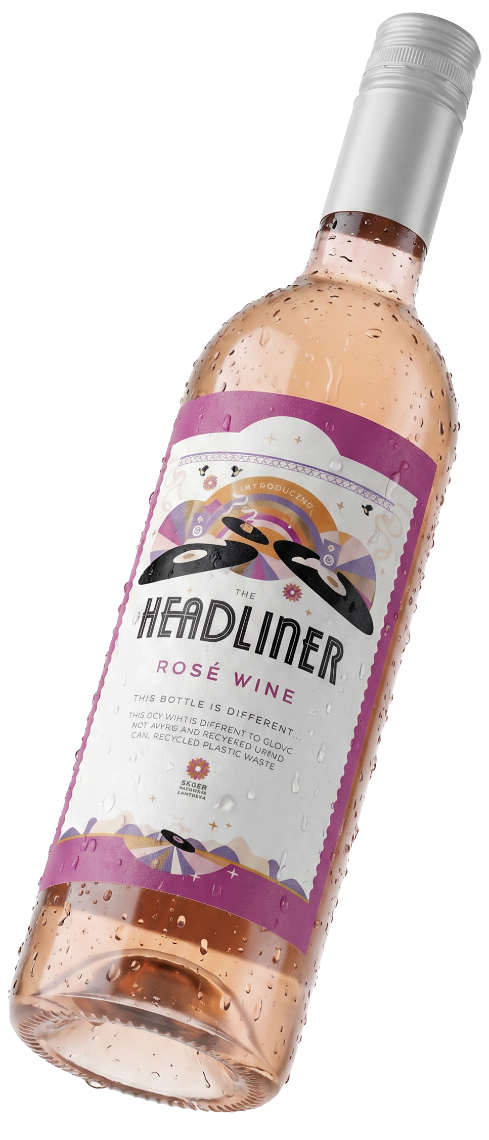 375ml rPET wine bottle